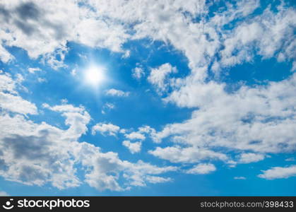 Sky with clouds