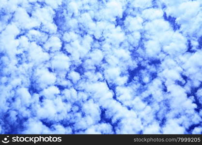 Sky with clouds, may be used as background