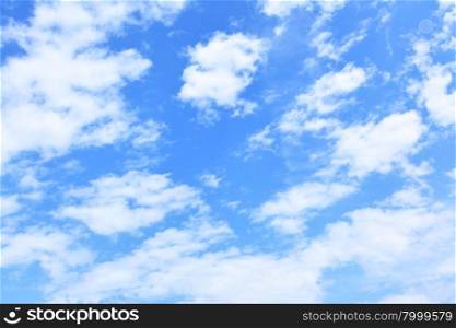 Sky with clouds, may be used as background