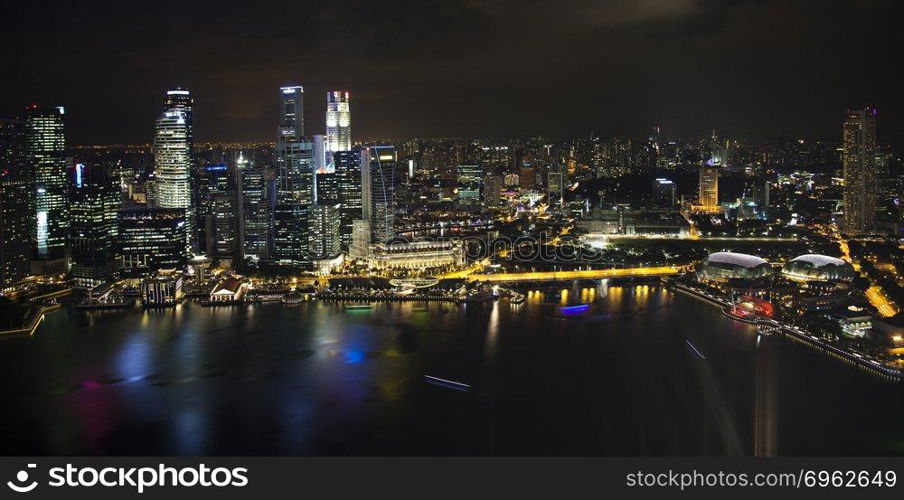 Skyline, financial centre, travel vivid theme