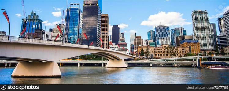 Skyline of Brisbane Queensland Australia