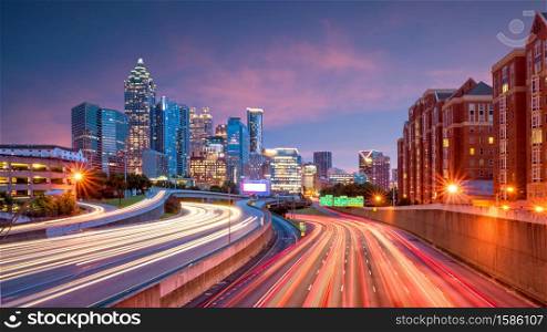 Skyline of Downtown Atlanta, Georgia, USA