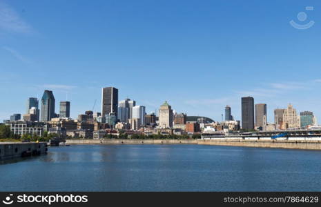 Skyline of downtown Montreal, Canada