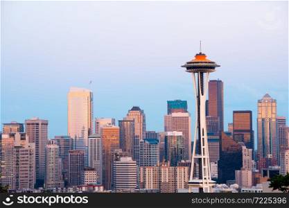Skyline of downtown Seattle, Washington State