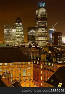 Skyline of London at Night