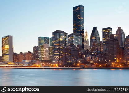 Skyline of midtown, Manhattan, New York City, NY, USA