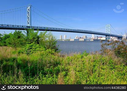 Skyline of Philadelphia, Pennsylvania. No brand names or copyright objects.