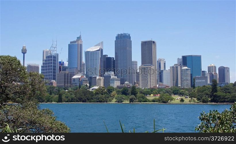 Skyline of Sydney, New South Wales, Australia