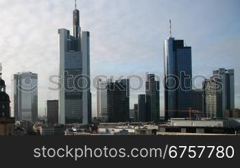 Skyline von Frankfurt bei Tag