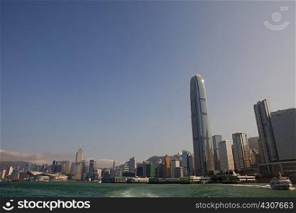 Skyscrapers, Hong Kong Harbour, Hong Kong, China