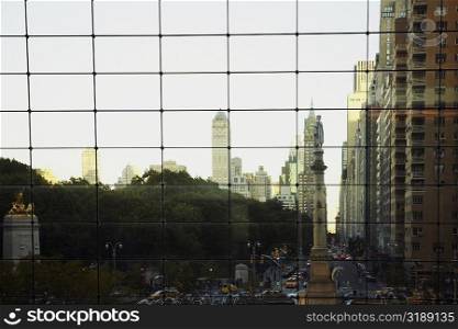 Skyscrapers in a city, Columbus Circle, Manhattan, New York City, New York State, USA