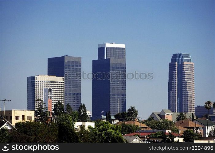 Skyscrapers in a city, Los Angeles, California, USA