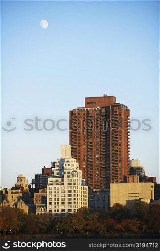 Skyscrapers in a city, New York City, New York State, USA