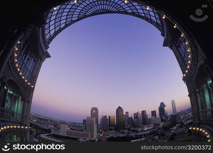 Skyscrapers in a city, Texas, USA