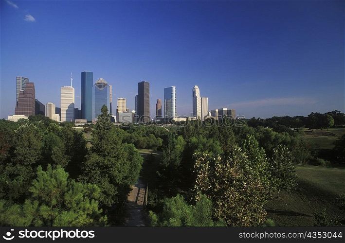 Skyscrapers in a city, Texas, USA