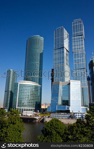 Skyscrapers in business center