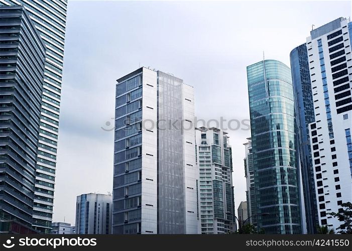 Skyscrapers in Kuala Lumpur business center