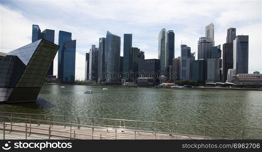 Skyscrapers in Marina Bay, Singapore