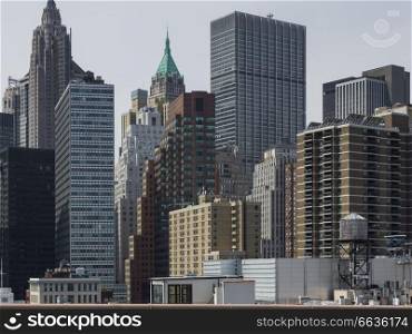 Skyscrapers in New York City, New York State, USA