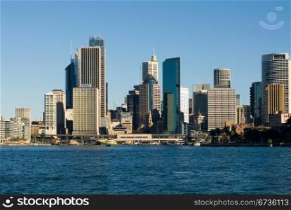 Skyscrapers in the Central Business District of Sydney, Australia
