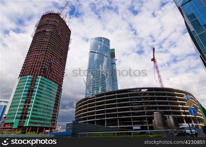 Skyscrapers of Moscow-city business centre, Russia