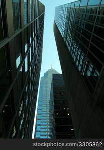 skyscrapers with lots of offices in Philadelphia