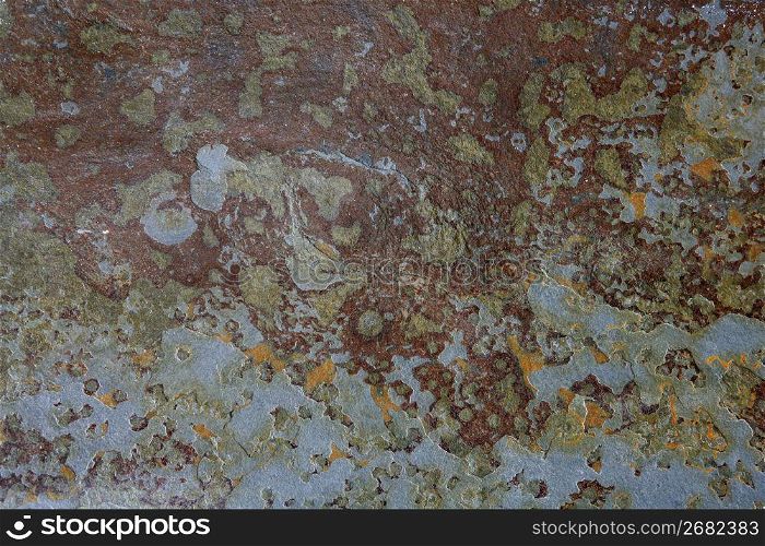 Slate stone background texture rusty orange and gray