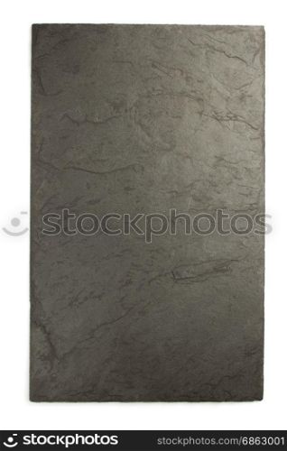 slate texture isolated on white background