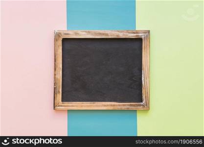 slate with wooden border colorful background. High resolution photo. slate with wooden border colorful background. High quality photo