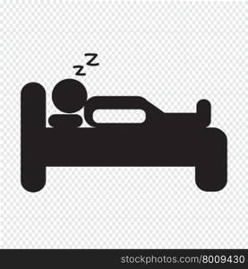 Sleep Icon , bed icon, hotel icon