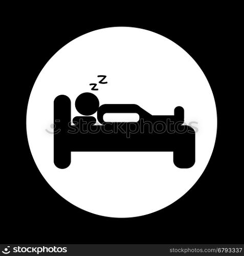 Sleep icon illustration design