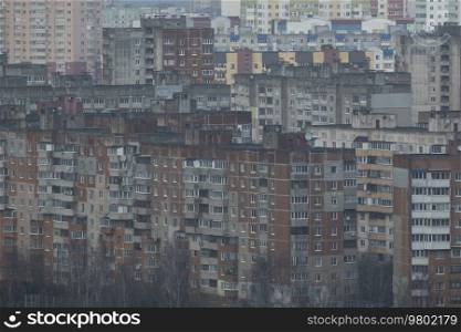 sleeping area of the city of Minsk. Belarus.