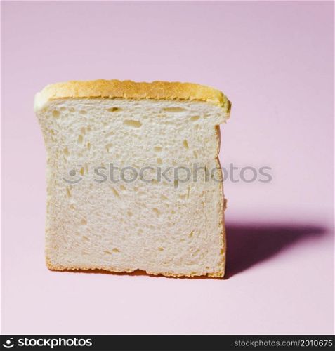slice bread with color background