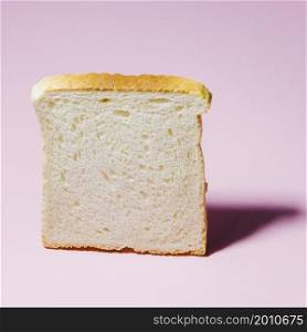 slice bread with color background