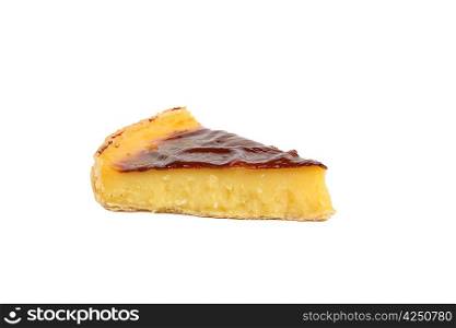 Slice of custard tart