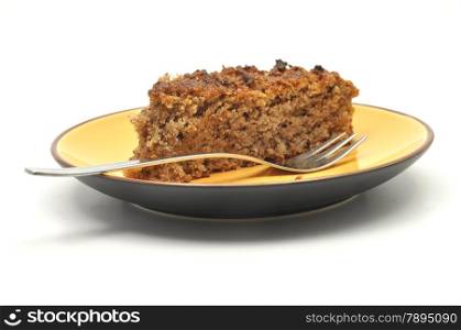 Slice of wholemeal cake