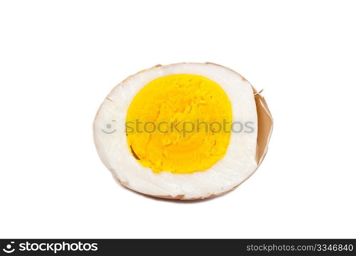Sliced boiled egg
