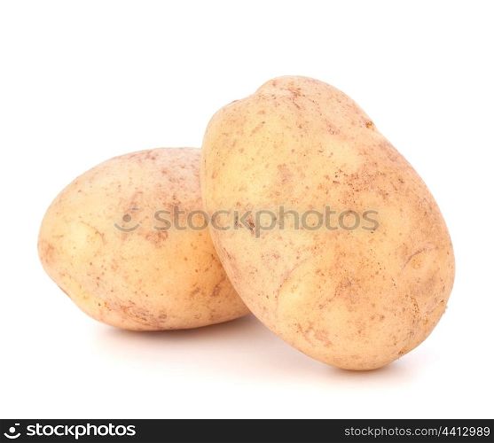 Sliced potato isolated on white background cutout