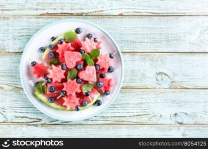 sliced watermelon