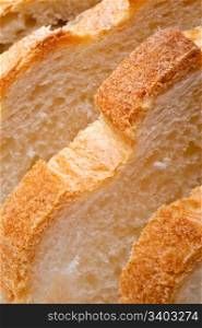 Sliced white bread texture
