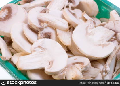 Sliced White Mushrooms