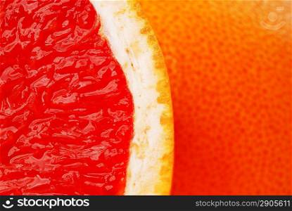 slices of ripe tasty oranges fruits