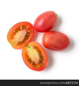 slices plum tomatoes