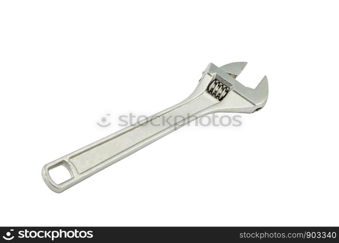 Sliding wrench isolated on a white background. with clipping path