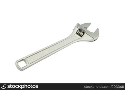 Sliding wrench isolated on a white background. with clipping path