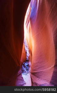 Slot canyon in Grand Staircase Escalante National park, Utah