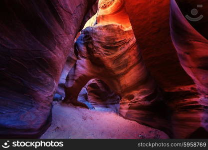 Slot canyon in Grand Staircase Escalante National park, Utah