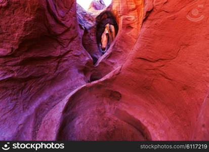 Slot canyon in Grand Staircase Escalante National park, Utah