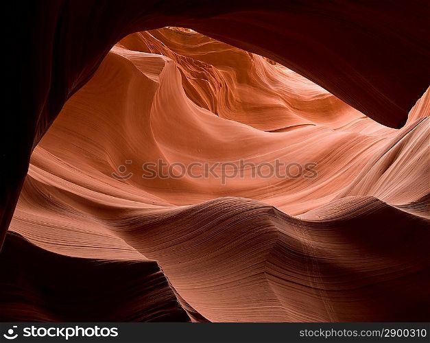 Slot canyon, Tse Bighanilini, Upper Antelope Canyon, Antelope Canyon, Page, Arizona, USA