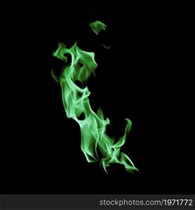small blaze green fire. High resolution photo. small blaze green fire. High quality photo